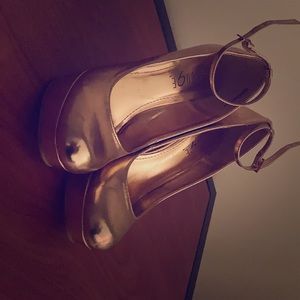 Rose Gold high heels